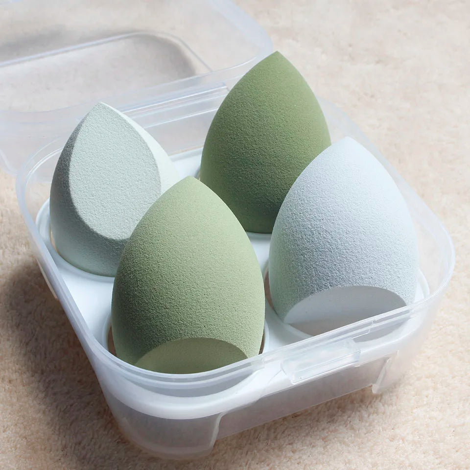 Cosmetic Puff Foundation Sponge Cleaner and Beauty Blender Set for Flawless Makeup Application