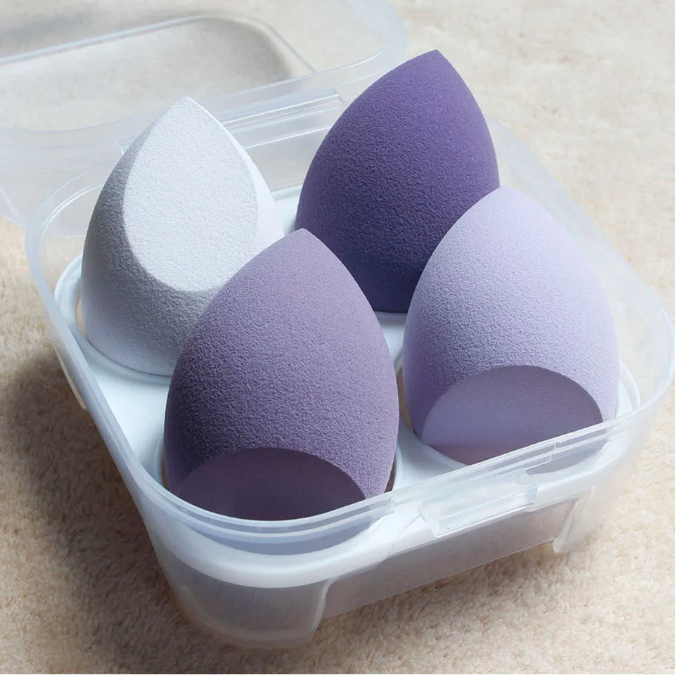 Cosmetic Puff Foundation Sponge Cleaner and Beauty Blender Set for Flawless Makeup Application