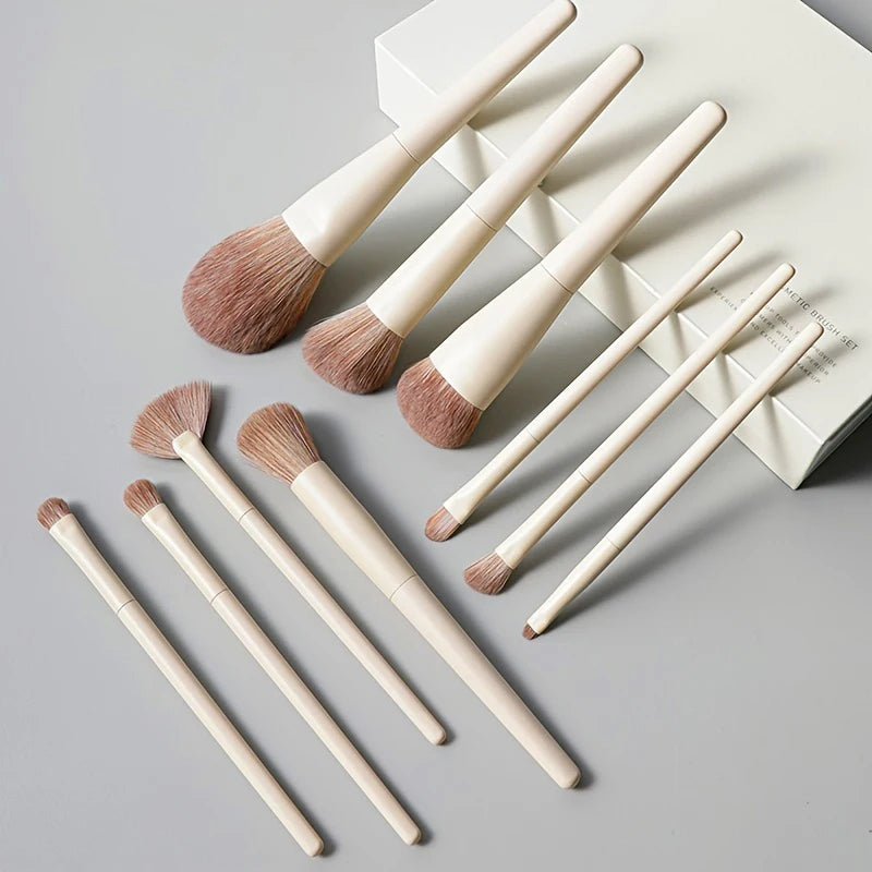 13-Piece Professional Colorful Makeup Brush Set for Eyeshadow, Foundation, and Blush - Soft Beauty Toolkit for Women